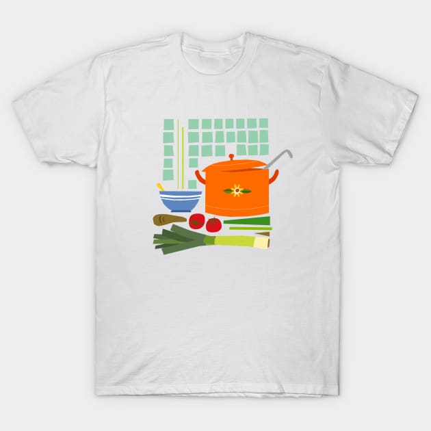 Cooking T-Shirt by AdrianaStore